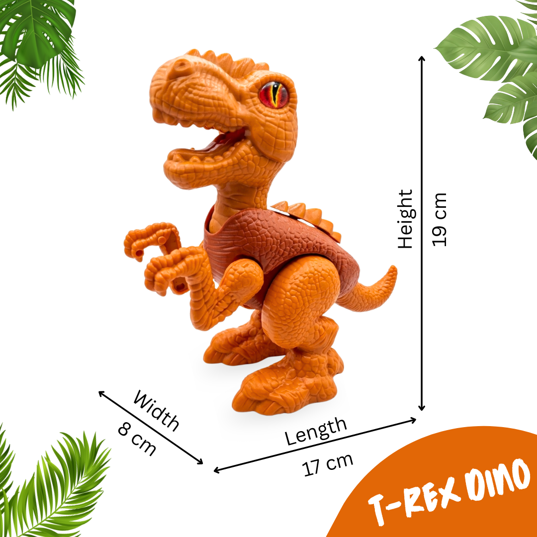 ToyBharat Moving Dinosaur  Toys for Girls Boys | Multicolour | Travel Toys | Birthday Gift for kids | Interactive Toys|