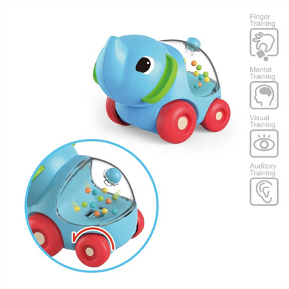 ToyBharat Pop Pop Elephant Toys for Girls Boys | Multicolour | Travel Toys | Birthday Gift for kids | Interactive Toys|