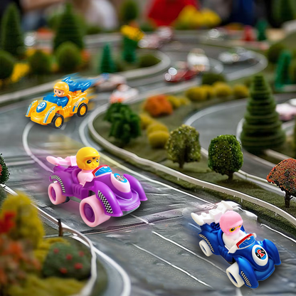 ToyBharat Racer Car is a Multicolour Friction Power Toy with a Realistic Design. Perfect Gift for Kids aged 1–6 Years. Safe, Non-Toxic, and ideal for exciting indoor and outdoor play adventures.