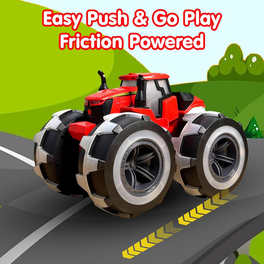 ToyBharat Light N Sound Big Farm Tractor | Electronics Big Farm Tractor | Musical & Light Toy | Multicolour | Birthday Gift for kids |