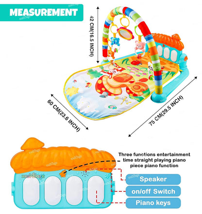 Toybharat Baby Fitness Track | Multicolour | Baby Fitness Track | Birthday Gift for Baby Boy and Girl Baby | Interactive Toys