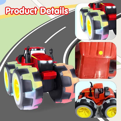 ToyBharat Light N Sound Big Farm Tractor | Electronics Big Farm Tractor | Musical & Light Toy | Multicolour | Birthday Gift for kids |