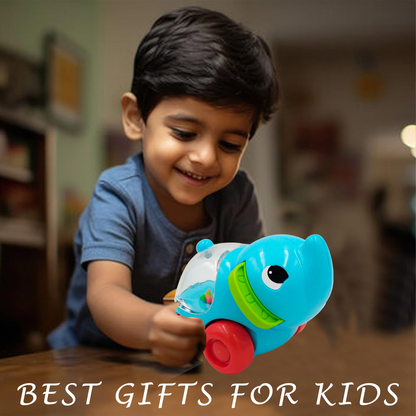 ToyBharat Pop Pop Elephant Toys for Girls Boys | Multicolour | Travel Toys | Birthday Gift for kids | Interactive Toys|