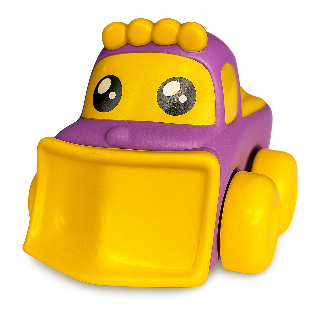 Toybharat Soft Cuddle Cruiser  | Multicolour | Blocks & Stacking Toy | Birthday Gift for Boy and Girl Baby 12 Pcs.