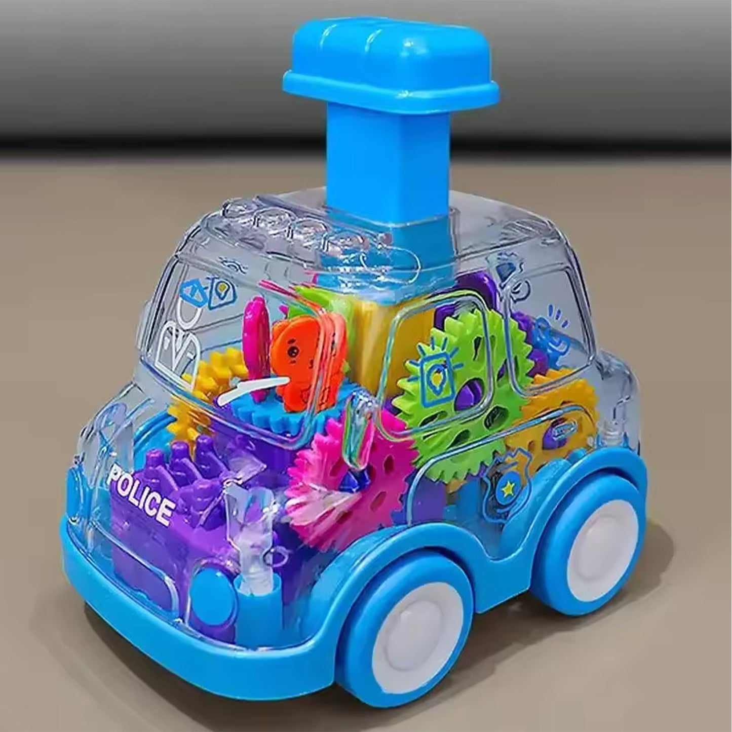 ToyBharat Press n Go Gear Bus Toys  for Kids 1 Pcs .Toys| Doll & Play Set |Set of 1|