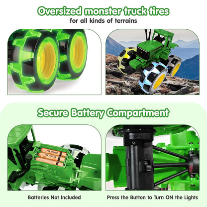 ToyBharat Lighting Small Farm Tractor | Electronics Small Farm Tractor |  Lighting  Toy | Multicolor | Birthday Gift for kids |
