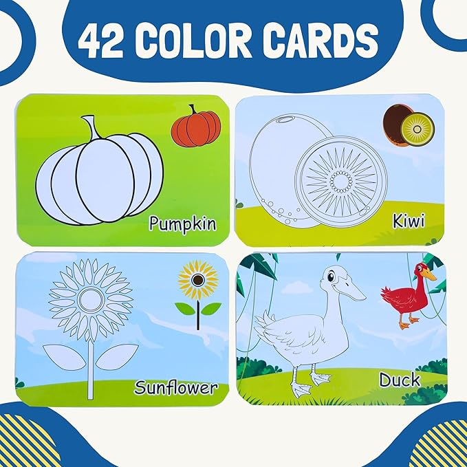 Toybharat Big Colour & Clear | Multicolour | Colour Cards | Birthday Gift for kids | Educational Toys