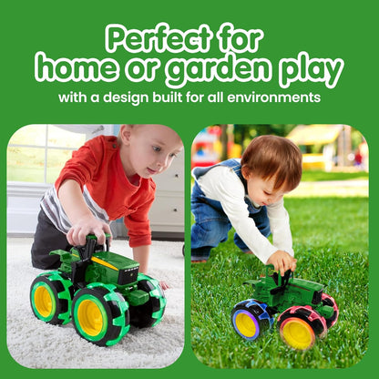 ToyBharat Lighting Small Farm Tractor | Electronics Small Farm Tractor |  Lighting  Toy | Multicolor | Birthday Gift for kids |