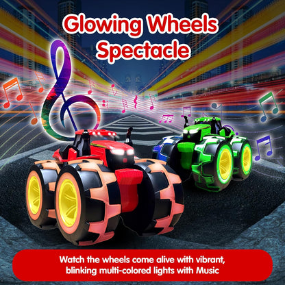 ToyBharat Light N Sound Big Farm Tractor | Electronics Big Farm Tractor | Musical & Light Toy | Multicolour | Birthday Gift for kids |