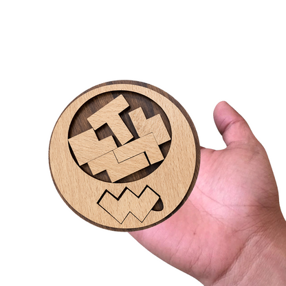 Toybharat Wooden W Shape Puzzle Game Board Game Puzzle Toy (Multicolour) for Adults Family Contemporary Manufacture And Unisex Kids (Colour May Differ)