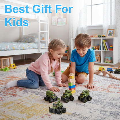 ToyBharat Army Power Truck| Friction Power Toy with a Realistic Design. Perfect Gift for Kids aged 1–6 Years. Safe, Non-Toxic, and ideal for exciting indoor and outdoor play adventures.| Pack Of 1 Pcs.|
