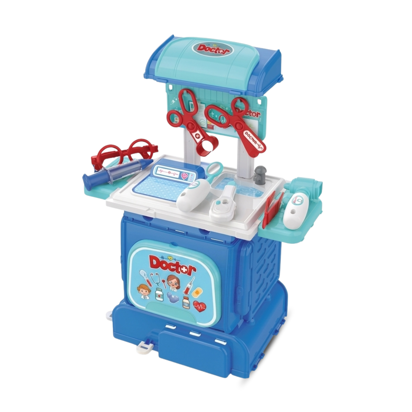 Toybharat Doctor Set for Kids 3+ Years | 2-in-1 Pretend Play Medical Kit | Portable Doctor Playset for Boys & Girls | Role Play Toy | Birthday Gift for Kids