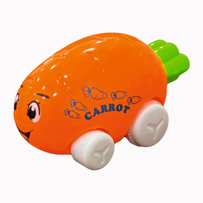ToyBharat Vegetable Pullback Car 1 Pcs. |Multicolour | Travel Toys | Kids Gift |Intractive Toys