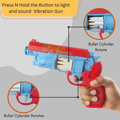 ToyBharat Smoke Gun Toys for Kids| (MultiColor) Smoke Gun|  Smoke Toy Gun for Boys, Girls, Teen, Adults | Birthday Gift - Made in India