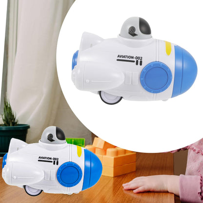 Toybharat Push N Go Ufo N AV Pack Of 3 |Multicolour | Travel Toys | Birthday Gift for Boy and Girl Baby