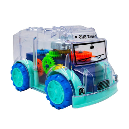 Toybharat Gear Bus |Multicolour |Friction Power Toys| Birthday Gift for Boy and Girl Baby