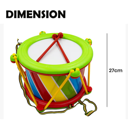 Toybharat Musical Drum Big |Multicolour |Intractive Toys |Musical Toys