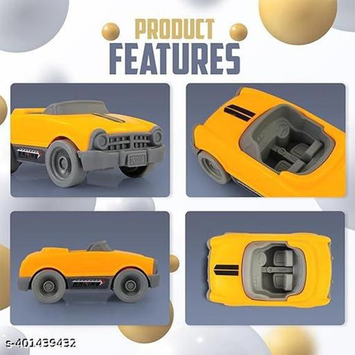 Toybharat Free Wheel Dinky Car |Multicolour |Free Wheel Toys| Toys Gift