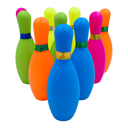 Toybharat Bowling Pin | Multicolour | Travel Toys | Toy Gift Role Play set