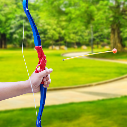 ToyBharat Big Bow And Arrow Set For Unisex Kids | Multicolour | Activity Toys | Birthday Gift for Boy