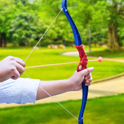 ToyBharat Big Bow And Arrow Set For Unisex Kids | Multicolour | Activity Toys | Birthday Gift for Boy