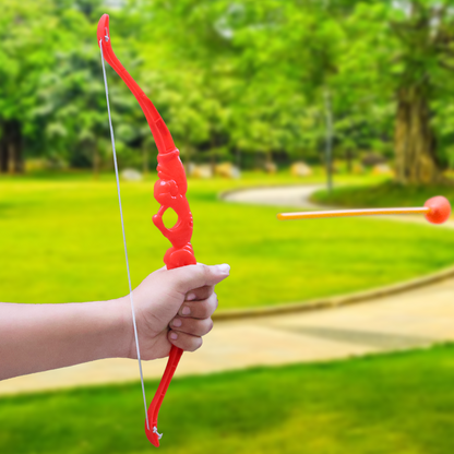 ToyBharat Small Bow And Arrow Set For Unisex Kids | Multicolour | Activity Toys | Birthday Gift for Boy