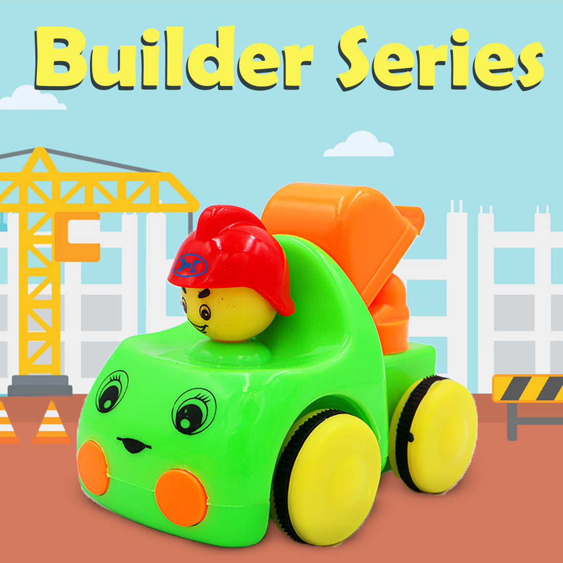 Builder Series Pullback Car