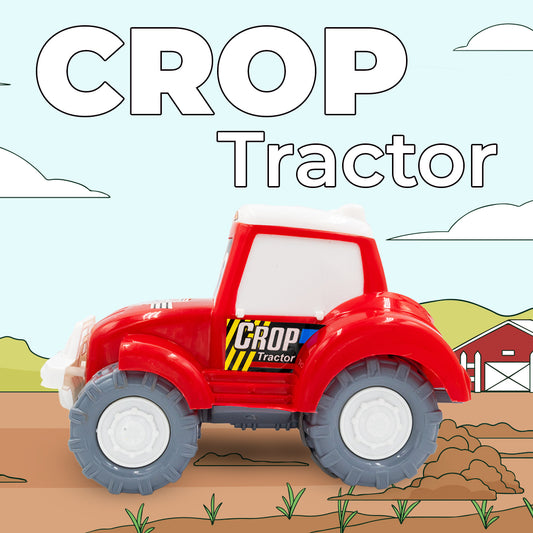 Toybharat Unisex Kids For Crop Tractor |Multicolour |Friction Power Toys| Birthday Gift