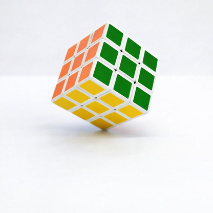 Toybharat Rubik's Cube Game Puzzle Toy (Multicolour) for Kids, Brainstorming Cube for Kids Above 6 Years, (Colour May Differ). Pack Of 2 .