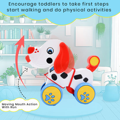 Toybharat Choco Dog |Multicolour | Travel Toys | Toy Gift |Pull Along Toy