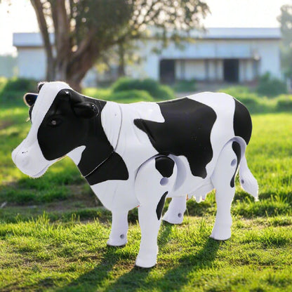 ToyBharat Light N Sound Walking Cow| Electronics Toy| Musical & Light Toy | Multicolour | Birthday Gift for kids |