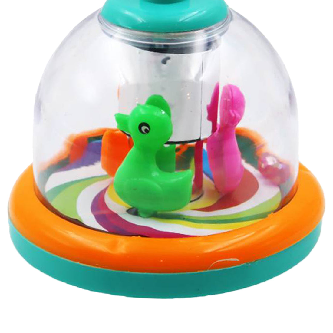 Toybharat Push N Spin Duck | Multicolour | Interactive Toys | Birthday Gift for Boy and Girl Baby