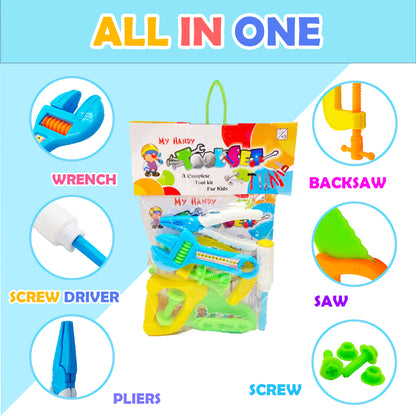 Toybharat Tool Kit Toy | Multicolour | Toy Gift Role Play set | Tools