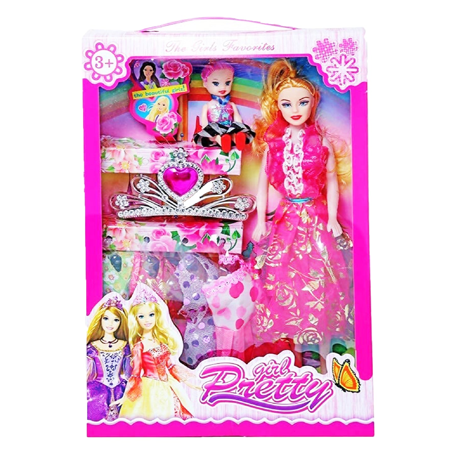 Toybharat Baby Doll Toy | Multicolour | Doll Toys | Toy Gift Role Play set | barbies