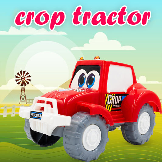 Toybharat Crop Tractor |Multicolour |Friction Power Toys| Birthday Gift for Boy and Girl Baby