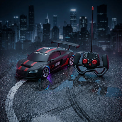 ToyBharat RC Sniper Remote Control Car is a multicolour electronic toy with a realistic design, ideal for kids aged 1–6. Safe, non-toxic, and perfect for indoor and outdoor play and gifting fun.