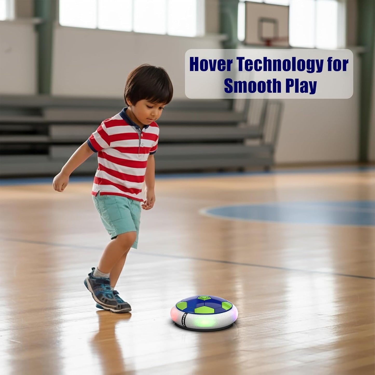 ToyBharat Hover Ball glides smoothly for active play, boosting kids’ coordination and fun learning. A colourful interactive toy and perfect birthday gift for boys and girls."  If you want a shorter or more promotional