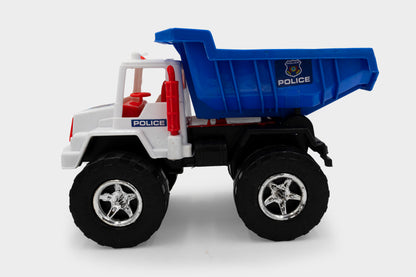 Toybharat Unisex Kids For Police Power Truck | Multicolor |Friction Power Toys| Birthday Gift