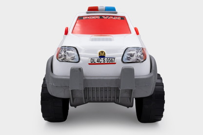 Toybharat Police PCR Van | Multicolour | Free Wheel Toys | Toy Cars Train & Vehicle | Birthday Gift for Boy and Girl Baby