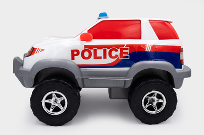 Toybharat Police PCR Van | Multicolour | Free Wheel Toys | Toy Cars Train & Vehicle | Birthday Gift for Boy and Girl Baby