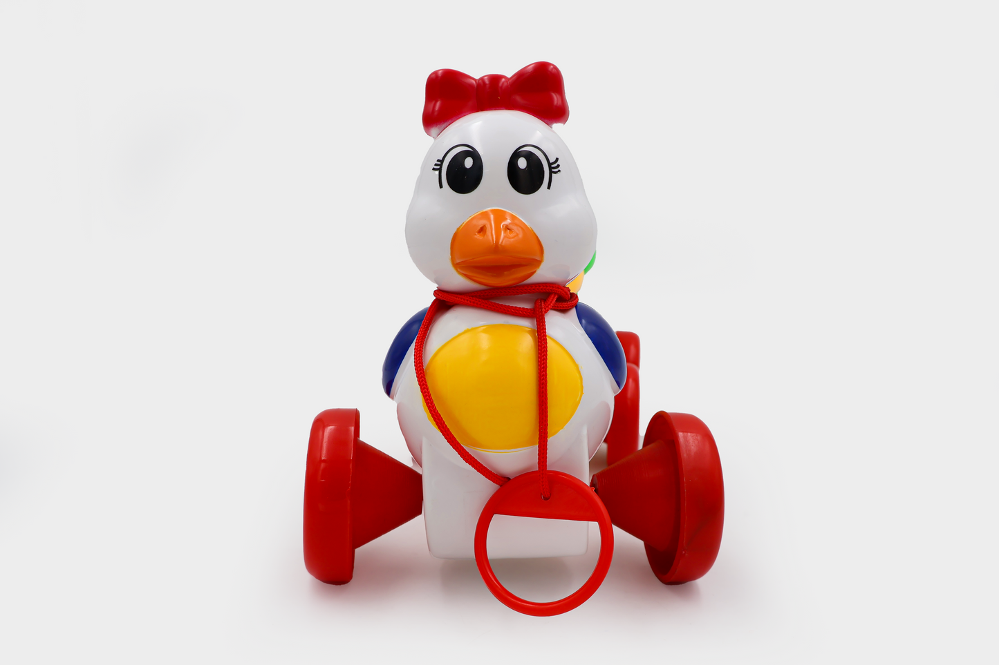 Toybharat Pulling Duck Family |Multicolour |Birthday Gift for Boy and Girl Baby |Pull Along Toy