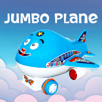 Toybharat Unisex Kids For Jumbo Plane |Multicolour |Friction Power Toys | Birthday Gift