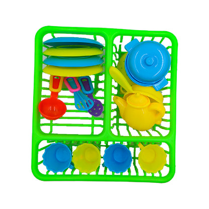 Toybharat Kitchen Basket  Set|Multicolour | Girl Toys | Role Play Toy | Birthday Gift for toys