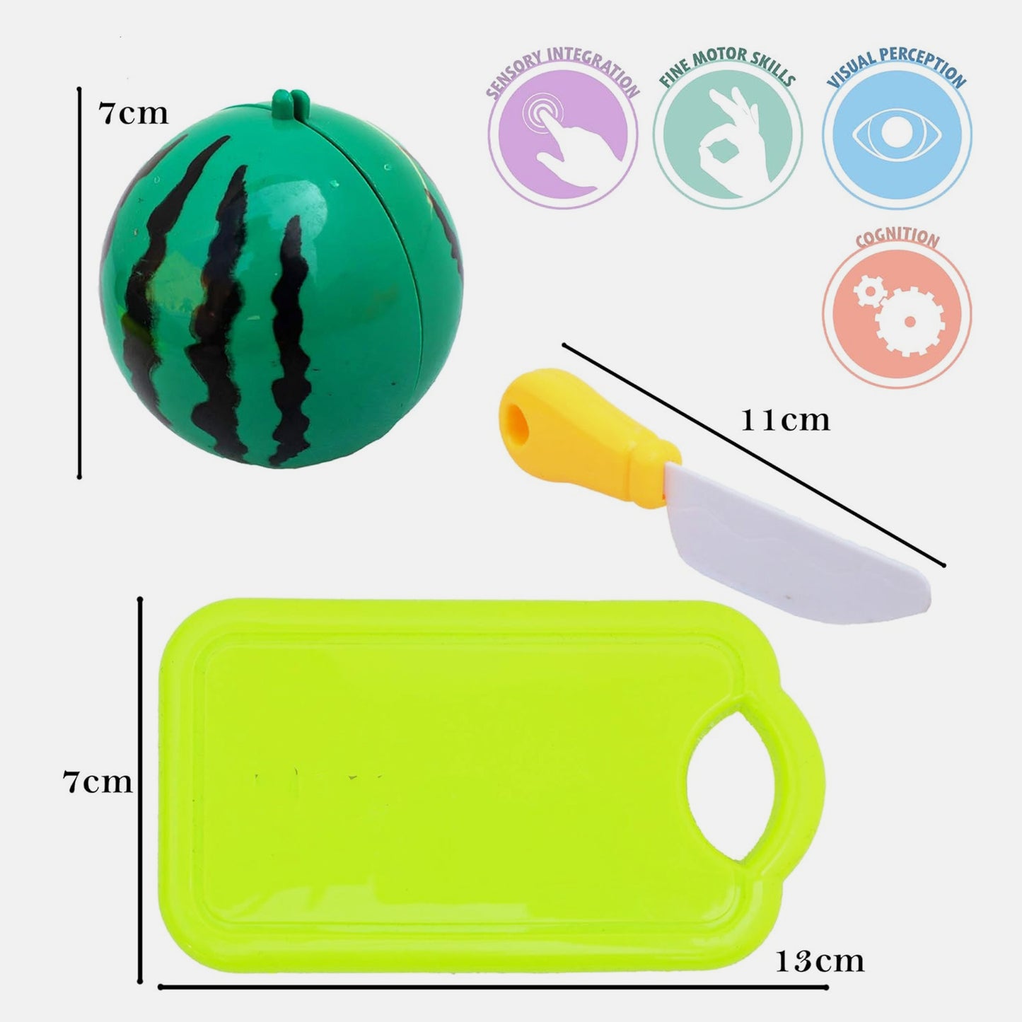 ToyBharat Cut Fruits Set in multicolour is a fun educational toy for girls. Ideal for pretend play, this gift encourages role play, creativity, and motor skill development. Perfect birthday gift for girls.