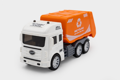 ToyBharat Construction Truck Mini Series Tanker Truck Set of 1 for City Waste Management|Doll & Play Set | 1 pcs.