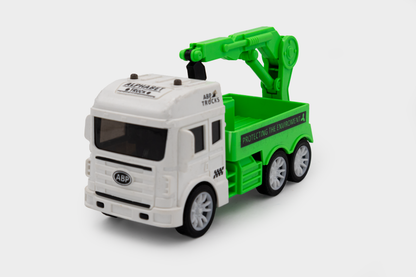 ToyBharat Construction Truck Mini Series Tanker Truck Set of 1 for City Waste Management|Doll & Play Set | 1 pcs.