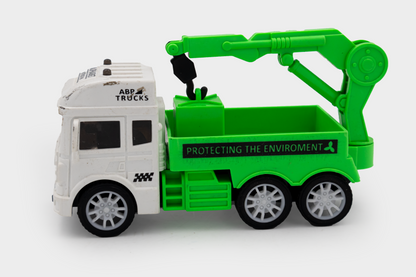 ToyBharat Construction Truck Mini Series Tanker Truck Set of 1 for City Waste Management|Doll & Play Set | 1 pcs.