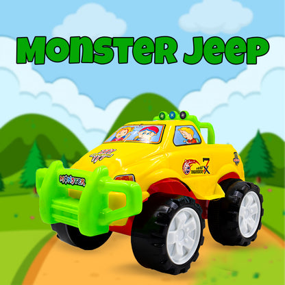 Toybharat Unisex Kids For Monster Jeep |Multicolour |Friction Power Toys| Birthday Gift