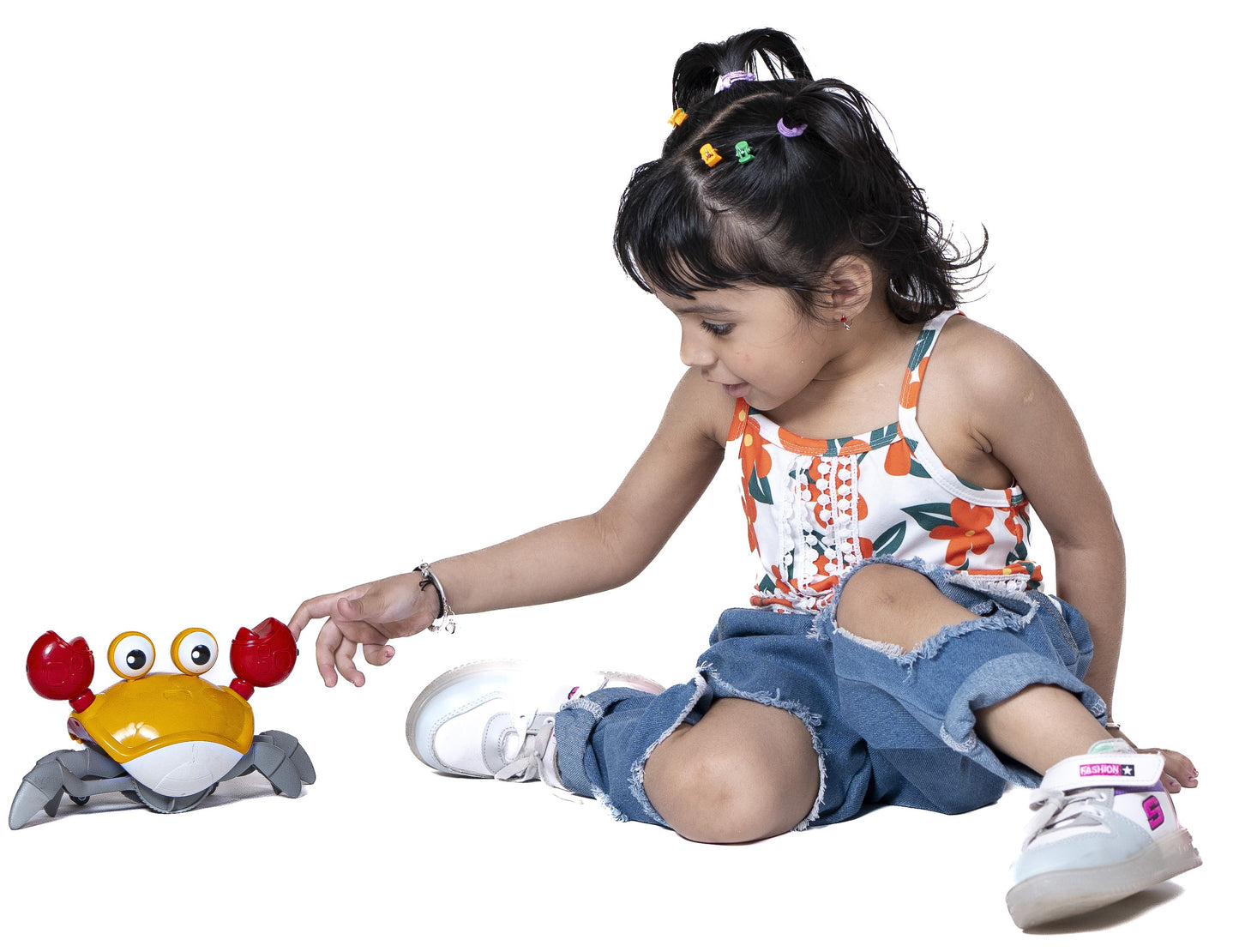 Toybharat Unisex Kids For Musical dancing and Crawling Crab Toy |Kids |Intractive Toys