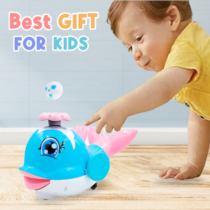 Toybharat Musical N Floating Ball Dolphin Toy |Kids |Intractive Toys | Robot Toy